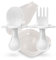 grabease Ustensiles d'auto-alimentation pour bébés et tout-petits - Ensemble cuillère et fourchette pour le sevrage dirigé par bébé - Fabriqués en plastique non toxique