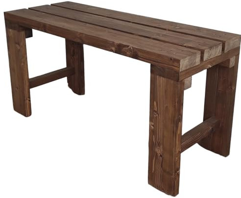 TOTAL WOOD 2012 Gartenbank Sitzbank Holzbank terrassenmobel Balkon parkbank für Innen und Außen geeignet 100x38.5x50 cm. Nach Maß verfügbar!