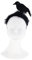 Generique - Krähen-Kopfschmuck Halloween-Accessoire schwarz - Schwarz