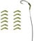 NewShot Fishing Hook Kickers - 20 Pack, Enhanced Rig Performance Line Aligners Sleeves for Carp Coarse Fishing Accessories
