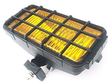 Nebelscheinwerfer Gelb Yellow mit Schutzgitter 12/24V