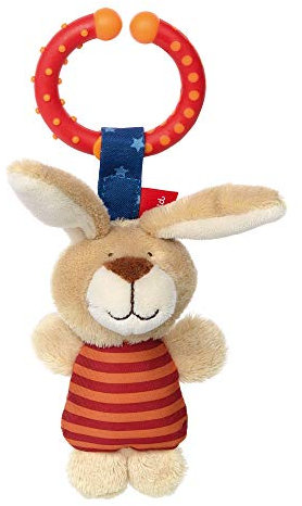sigikid, Mädchen und Jungen, Anhänger Hase, Newborn Activity, Mehrfarbig, 42262