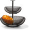 Philippi - MESH Etagere - Obst oder Brötchen Etagere 2 Ebenen- Modernes luftiges Design- die Etagere ist Teil der MESH Serie