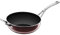 WMF Fusiontec Mineral Wokpfanne Induktion 28 cm, Wok, High-Tech Keramik, backofenfest, kratzfest, dunkelrot