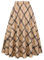 IDEALSANXUN Damen Plaid Rock Elastische Taille A-Linie Midi Faltenröcke - - Groß