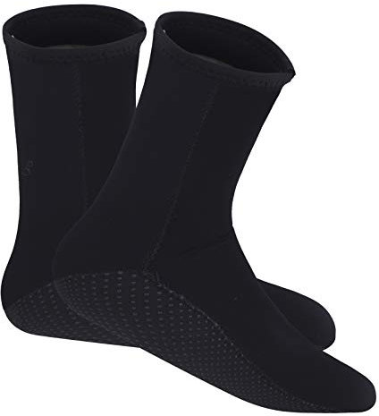FakeFace Professionelle Neoprensocken 3mm Thermo Tauchsocken Strandsocken Beachsocken Damen Herren Wasserdicht Neopren-Socken Schwimmen Socken Tauch Füßlinge für alle Wassersport