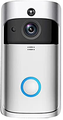 Kavolet Video Doorbell Camera Wireless, Wifi Smart Doorbell, 720P Visual Real-time Intercom Video Bell, PIR Motion Detection, 2-Way Audio, Night Vision with Cloud Storage Compatible with iOS & Android