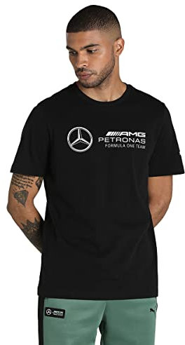 PUMA MAPF1 ESS Logo Tee┃Sport-T-Shirt für Herren, Schwarz, M
