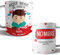 Kartoon Kase Taza Al Mejor Papá Original Personalizada con Nombre | Mejor del Mundo Taza Al Mejor Papá Profesiones de Cafe Desayuno para Regalar (Al Mejor Papá)