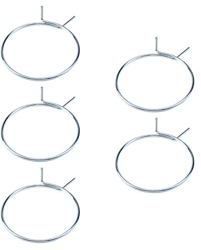 Mewutal 5 Stück 95 mm Federtrockner Lüftungsklemmen für Waschmaschine Wäschetrockner