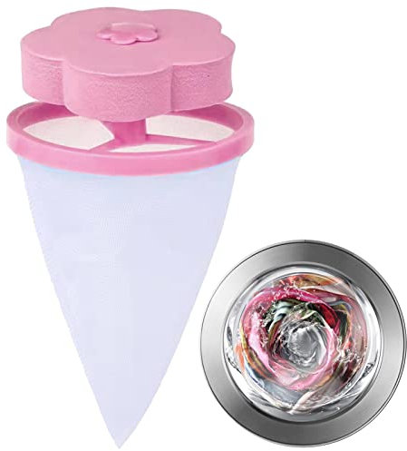 MISOYER Hair Collector for Washing Machine | Anti-Winding Pet Hair Remover,Cone-shaped Washing Machine Cleaning Hair Filter, Long-Lasting Home Laundry Lint Collector for Pet