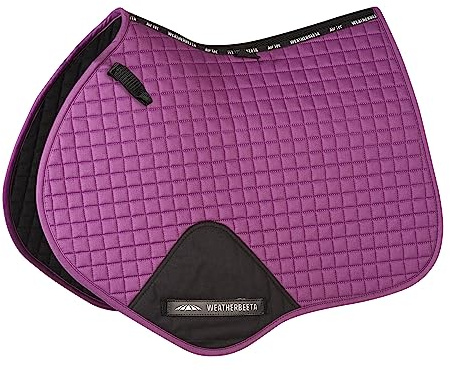 WeatherBeeta Prime Jump Shaped Saddle Pad, Violet, Pony