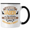 Trendation - Jäger Tasse Hochsitz! Lustiges Geschenk für Jäger Leg Dich Niemals Mit Einem Jäger An (Schwarz)