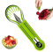 Avocado-Pilzschneider, Obstkugeln, DREI Verwendungsmöglichkeiten, Graben, Schneiden, ergonomischer Griff für Perlen, Bananen, Gurken