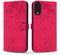 Vaitasy Custodia per Honor 90 5G, Anti Graffio Pelle PU Cover con Magnetico Folio Protettiva Custodia per Honor 90 5g - Gatto Rosa Rosso