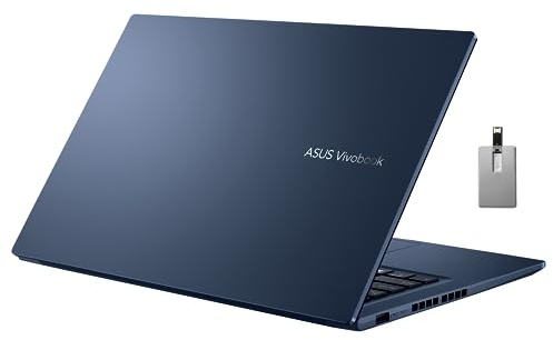 ASUS Vivobook 14 FHD Business Laptop, Intel Core i5 1235U, 16GB RAM, 512GB PCIe SSD, Iris Xe Graphics, Backlit Keyboard, Fingerprint Sensor, HD Camera, WiFi 6, Win 11 Pro, Blue, 32GB Hotface USB Card