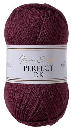 Utopia Crafts DK Double Knitting Yarn, 100g (Grape Purple)