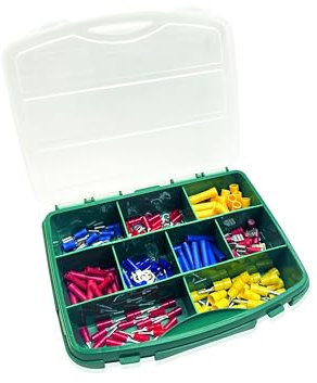 Weidmüller Sortiment Kabelschuh-Set MINI, 0,5-6,0 mm² (180 Kabelschuhe in Kunststoffkoffer) 485793