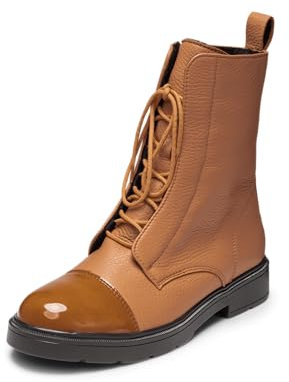 VITAFORM Stiefeletten Damen Gefüttert - Winterschuhe Damen - Warme Stiefel Gefüttert für den Winter beige/taupe 39