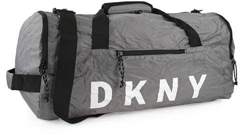 Dkny - Funktionelle Reisetasche - Reisetasche für Damen und Herren - Reisetasche für Herren aus strapazierfähigem und leichtem Polyester DK92850, Charcoal