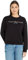Tommy Hilfiger Damen Sweatshirt ohne Kapuze, Schwarz (Black), 3XL