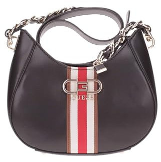 GUESS Nelka Top Zip Crossbody Black