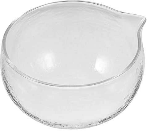 TOPBATHY ciotola di vetro per matcha glassette bicchiere tumbler tazza tè in vetro ciotola da tè tazzine da espresso bollitore tazza da tè vintage tazza da tè trasparente
