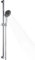 OFFO Shower Slide Bar with 6 Modes Shower Head Set, 1.5m Stainless Steel Hose,Adjustable 100cm Riser Rail and High Pressure Handheld Showerhead,Chrome