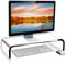 MEYAGOT Acrylic Glass Monitor Stand, 36 x 19 x 10 cm, Acrylic Screen Riser, Clear Monitor Stand, Acrylic Monitor Stand, Desk Monitor Riser for Laptop, Computer, Notebook, Screens