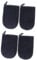 Healeved 4stücke Selbstbräuner-handschuhe Selbstbräunungsapplikator-mitts Für Gleichmäßige Bräune Komfortabel Und Leicht Anzuwenden Schwarz