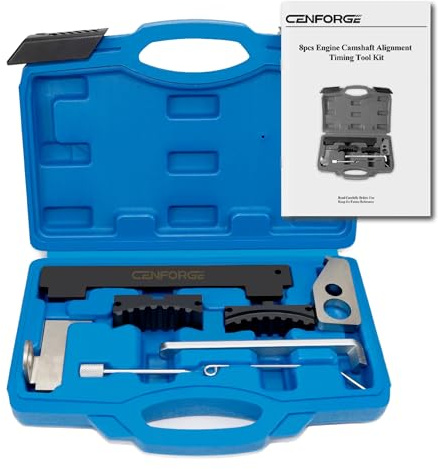 CENFORGE Engine Camshaft Tensioning Locking Alignment Timing Belt Tool Kit, Camshaft Holding Tool Compatible with Aveo Chevy Cruze Fiat Alfa Romeo 1.4 1.6 1.8 L