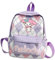 Roffatide Anime Melody Modello A scacchi All Over Stampa Piccolo Zaino Casual Laptop Zaino Viaggio Escursionismo Zaino Rosa