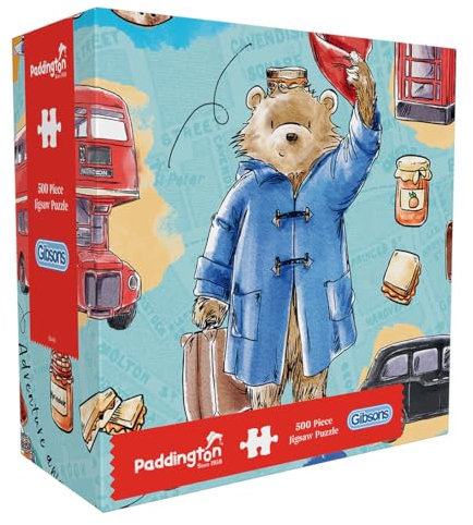 Gibsons Paddington 500 Piece Gift Jigsaw Puzzle Classic Character Sustainable Family Puzzle Premium 100% Recycled Board Great Gift for Adults and Older Children | Gibsons Games