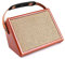 Amplificador de guitarra acústica portátil de 15 W con altavoz BT, micrófono, entrada de volumen, graves, control de agudos, efecto reverberación, batería recargable integrada, ideal para práctica y