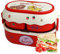 Boîte Bento Red Box mignon Bento Box Kawaii Bento Boîte à lunch réutilisable Boîte à lunch extérieure Préparent Préparez pour enfants pour enfants, contenants de rangement de nourriture, boîte à lu