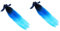 PartyKindom 2st Helmgeflecht Geflochtener Pferdeschwanz Helmkleber Motorradhelm-Pigtail Geflochtene Perücken Motorradhelm Perücke Helmbänder Für Helmdekor Fahrradhelme Abs Black