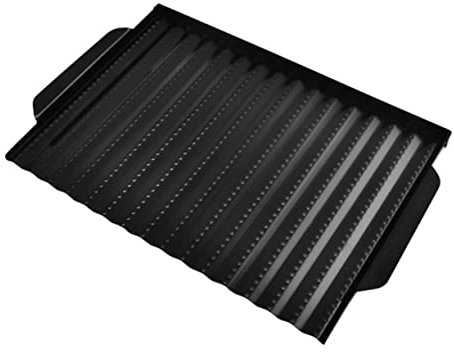 MUZIT Skillets,Bakeware Portable Barbecue Pan Roasting Pan Teppanyaki Meat Pan Barbecue Accessories Grill Skillet BBQ Grilling Pan BBQ Grill Pans