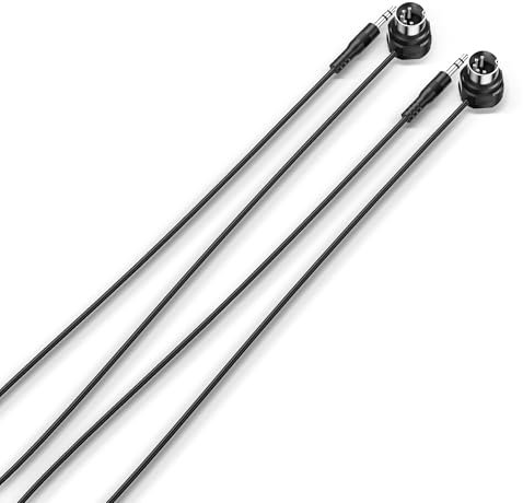 CME TRS MIDI Cable 2-Pack - Straight TRS Type A (3.5mm - 1/8”) to Angled 5-pin DIN, 5FT / 150CM - Perfect for compact spaces and patching