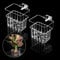 Roetelo Aquarium Plant Holder with Hook – Transparent Acrylic Hanging Fish Tank Plant Stand for Hydroponic Plants & Aquarium Decoration