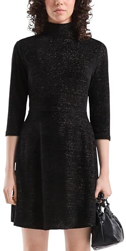 QS Samtkleid mit Glitzer