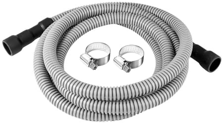 Tuyau de lave-vaisselle - tuyau de vidange flexible avec pince pour une installation facile, accessoire de remplacement fiable pour lave-vaisse