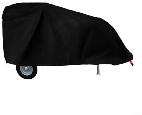 210D Abdeckplane für Holzspalter, wasserdicht, staubdicht, Sonnenschutz, 210 x 115 x 102 cm, Schwarz