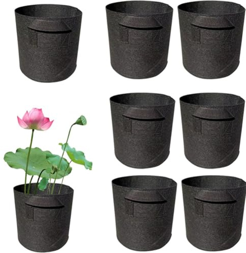 Masslla 8 -Pack - -Pflanzentöpfe für Teich, Teichpflanzer Dauernde Wiederverwendbare Pflanzenbeutel 1 Gallone