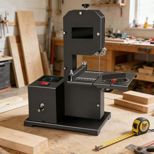 Professional Benchtop Bandsaw for Woodworking with Tilting Table