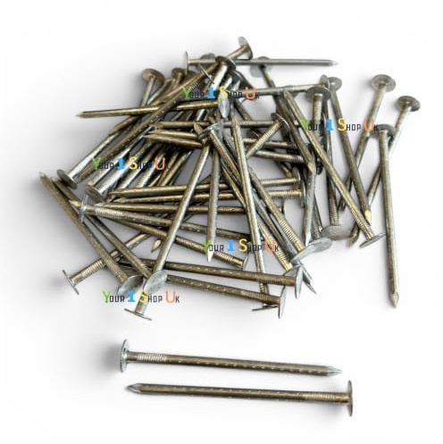 Aluminium-Nägel, großer Kopf, Dachfilznägel, rostfrei, erhältlich in 30 mm, 50 mm und 70 mm (50, 70 mm x 3,75 mm)