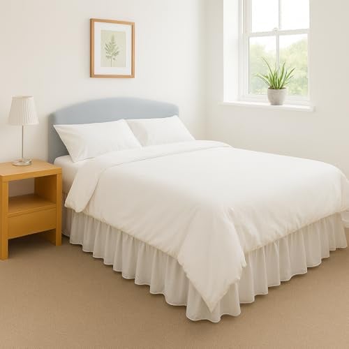 Comfortnights, Double Waterproof Duvet Protector 200 x 200cm | Terry Protective Cover | Waterproof Barrier | Secure Zipped Closure | Ideal for Home, Rental & Care Use.