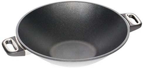 AMT Gastroguss Induktions - WOK mit 2 Seitengriffe, Ø 36 cm