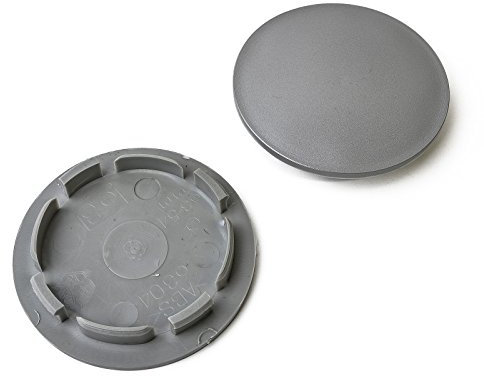 2x Nabenkappen Felgendeckel 63 / 54mm in Grau für Audi Seat Skoda VW Felgen Universal Kappen 63,0/54,0 mm Deckel Felgendeckel