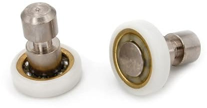 Cuscinetti Box Doccia VR - Kit 2 PEZZI Ricambio Cuscinetti Box Doccia PDP dimensioni 19x5x21.7 profilo Piatto (Forchetta)