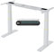 FlexiSpot Höhenverstellbarer Schreibtisch Gestell, elektrisch mit 2 Motoren, 3-stufiges Tischgestell höhenverstellbar mit 4 Memory-Steuerung & USB, Belastbar bis 160 KG (E6 Premium Weiß)